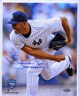 Lot of (2) Mariano Rivera Signed 8x10 Photos from Save #602 (Steiner)